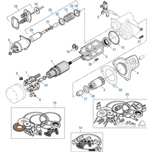 Cargar imagen en el visor de la galería, PAI PFC-1499 MACK 21321988111 STARTER FIELD COIL (12VDC) (42MT)