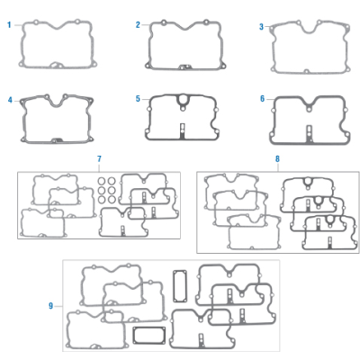 Cummins Engine Rocker Covers and Rocker Box Gasket Sets  - 855 Series - Woodline Parts