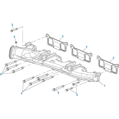 PACK OF 3 PAI 631291 DETROIT DIESEL 23531110 INTAKE MANIFOLD GASKET (SERIES 60)