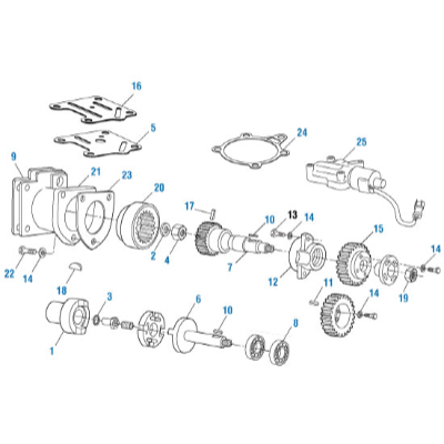 PAI ECH-3138 MACK 763GB322 INJECTION DRIVE SHAFT HOUSING (Discontinued)