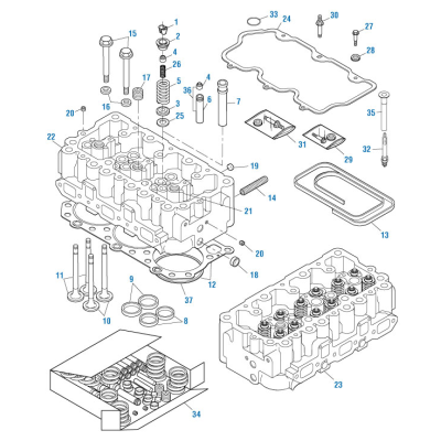 PACK OF 6 PAI EPN-2777 MACK 183GC25 VALVE YOKE PIN (V8 / E6 / E7 / E-TECH / ASET)