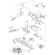 Load image into Gallery viewer, PAI ECH-8322 MACK 744GB360 COOLER HOSE (1-7/8&quot; X 1-1/2&quot; X 4.00&quot;) (25101612)