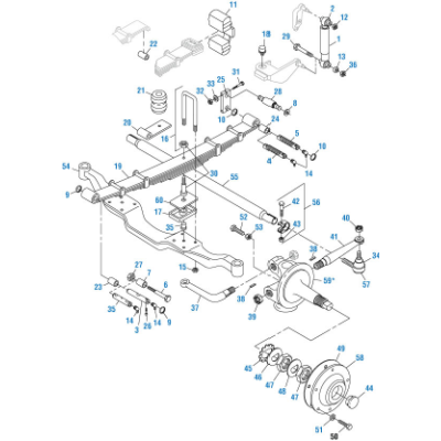 PAI 741470 FREIGHTLINER A16-16057-000 SPRING SHACKLE