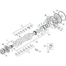 Load image into Gallery viewer, PAI 171622 CUMMINS 4934862 CRANKSHAFT ASSEMBLY (ISB / QSB)