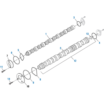 PACK OF 4 PAI 121423 CUMMINS 4299125 CAMSHAFT O-RING (ISX) (USA)