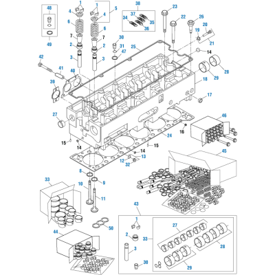 PAI 192178 CUMMINS 3686883 CYLINDER HEAD INJECTOR SLEEVE RETAINER (ISX)