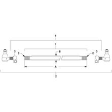 Load image into Gallery viewer, PAI ATR-9964 MACK 7QH250P4 CROSS STEERING ROD (60-1/2&quot; L) (25052779) (USA)