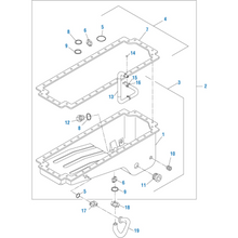 Cargar imagen en el visor de la galería, PAI 131394 CUMMINS 3804303 OIL PAN GASKET INSTALLATION KIT (855 / N14) (USA)