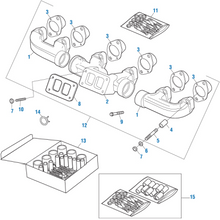 Cargar imagen en el visor de la galería, PAI 381234 CATERPILLAR EXHAUST MANIFOLD KIT (3406E / C15 / C16 / C18) (USA)