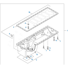 Load image into Gallery viewer, PAI 331150 CATERPILLAR 1 PIECE OIL PAN GASKET KIT (3406 E / C15 / C16 / C18) (USA)