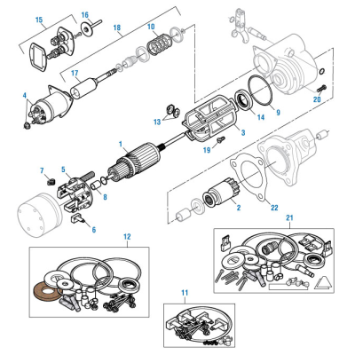 PAI MSO-4318 MACK 2132-1115595 STARTER SOLENOID (24 VDC) (42MT)