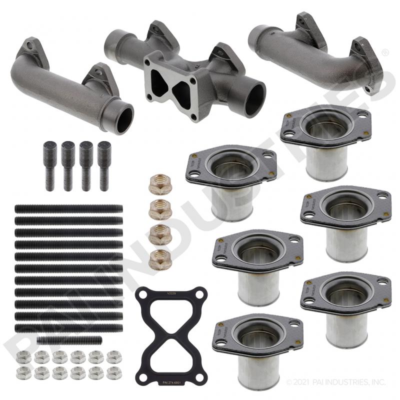 PAI 381213 CATERPILLAR N/A EXHAUST MANIFOLD KIT (3406E / C15)