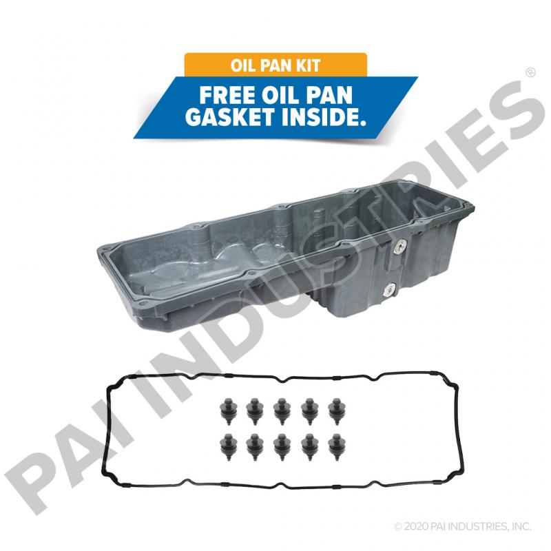 PAI 641282 DETROIT DIESEL 23522283 OIL PAN KIT (SERIES 60) (REAR SUMP) (WITH HARDWARE)