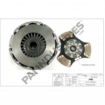 PAI 960338 DANA 104100-1 CLUTCH ASSY (365MM X 1-3/4" X 10") (SINGLE) (2500 LB)