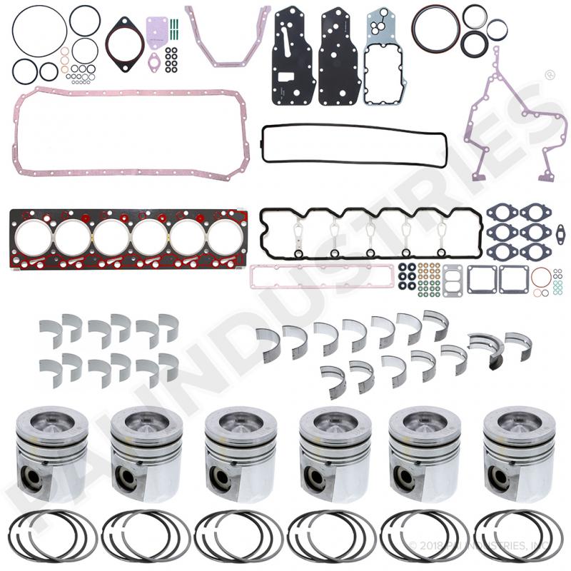 PAI ISB601-151 CUMMINS N/A ENGINE OVERHAUL KIT (6 CYL ISB) (STD / STD)